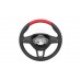 OEM Skoda Leather steering wheel Red design 3 spoke red stitch