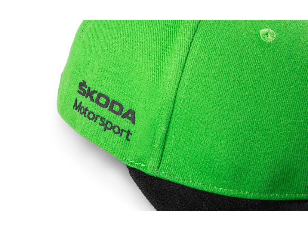 Skoda Baseballcap Basecap Kappe Mütze Motorsport R5 schwarz grün 000084300AR 
