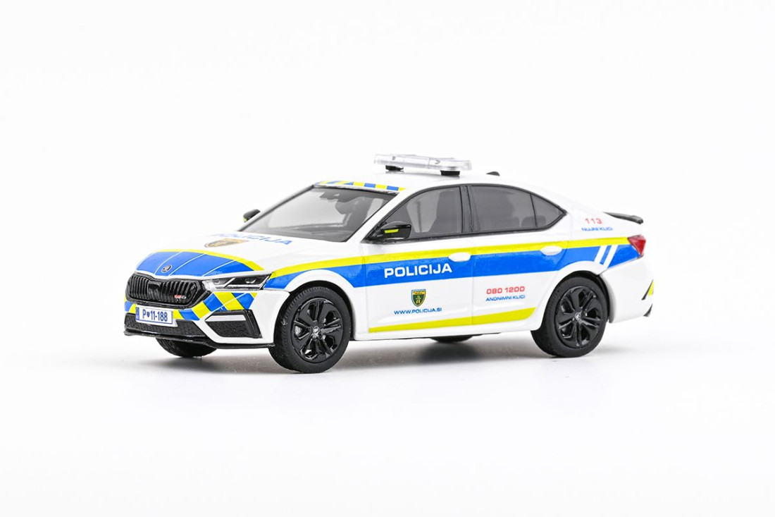 Miniature Abrex 1/43 Skoda Octavia IV RS 2020 - Blanche - Neuve