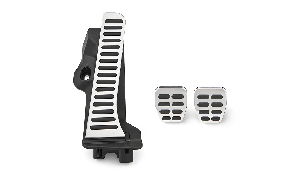 Skoda Stainless-steel foot pedal covers for RHD Octavia II 1Z2064200