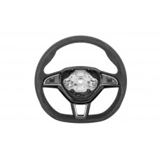 OEM Skoda Three-spoke sports steering wheel Alcantara multifunctional