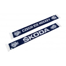 Skoda Knit Scarf Hockey blue