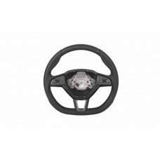 OEM Skoda Leather steering wheel - 3-spoke multifunctional