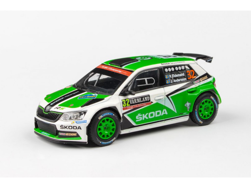 Abrex Skoda Fabia III R5 (2015) #32 Rally Sweden 2016 1:43 Tidemand  Andersson 143XAB605TS 143XAB-605TS