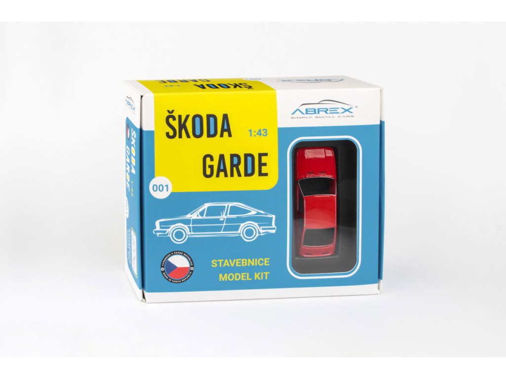 Miniature Abrex 1/43 - Skoda Garde 1982 Rouge