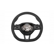 OEM Skoda Three-spoke sports steering wheel Alcantara DSG multifunctional