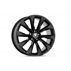 Skoda ENYAQ Alloy wheel CRYSTAL 19" Black