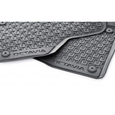 Skoda OCTAVIA III MK3 Rubber foot mats RHD