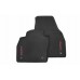 Skoda Kamiq Red All-weather front + rear + tunnel rubber foot mats LHD