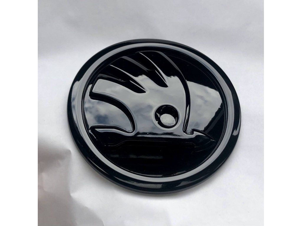 Skoda-Emblem, schwarz - Kodiaq vorne - Milotec Auto-Extras GmbH