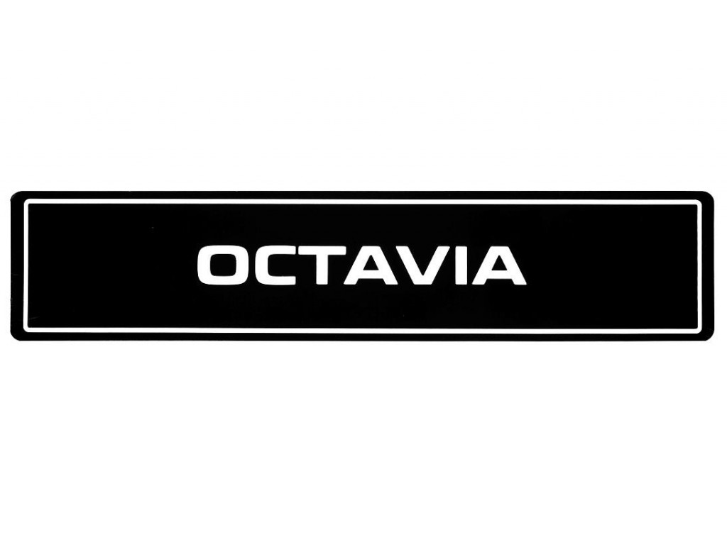 Genuine Skoda Car Plate Octavia 000087703GJ